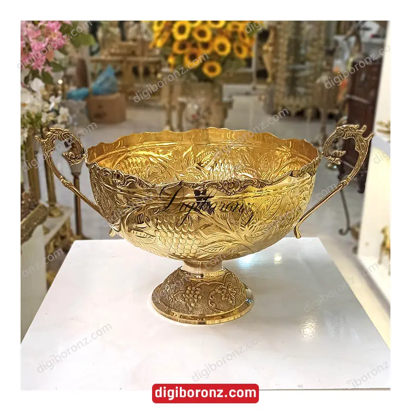 ميوه خوری برنجی برنزی انگوری 12 اينچ
