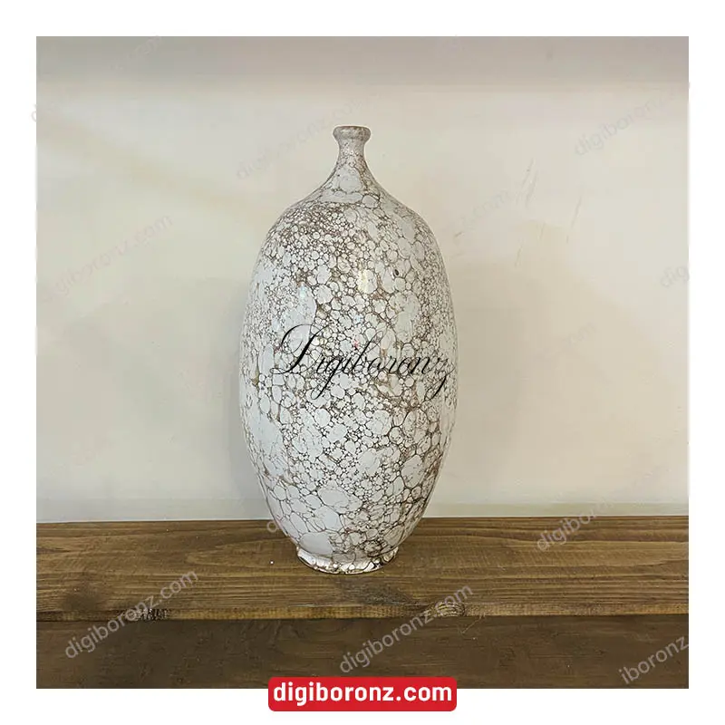 گلدان ابروباد قهوه ای جور 