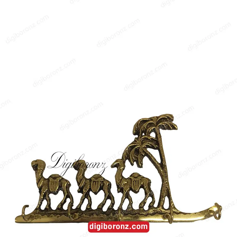 جاکلیدی برنجی برنزی مدل شتر