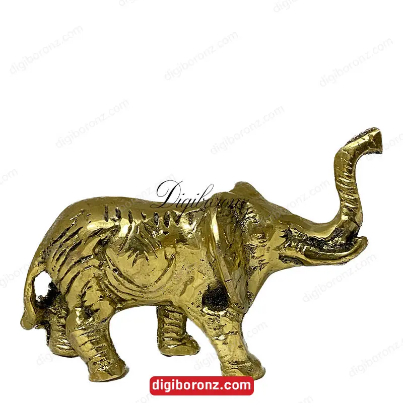 دکوری برنجی برنزی مدل فیل