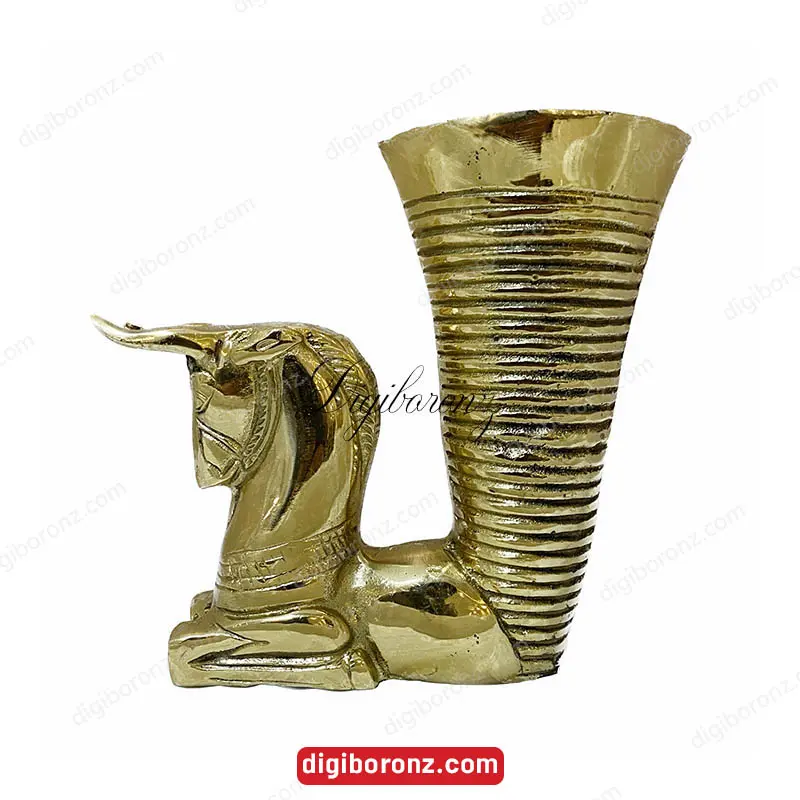 دکوری برنجی برنزی مدل گلدان