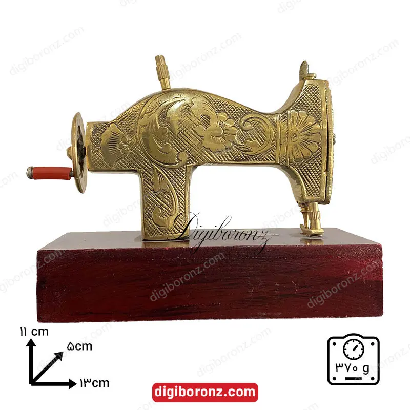 دکوری چرخ خیاطی برنجی برنزی هندی