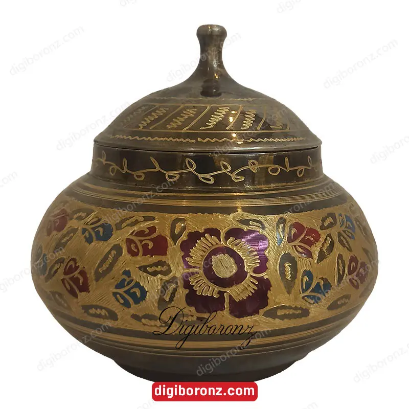 قندان برنجی برنزی مدل لاهوری سایز 5 اینچ