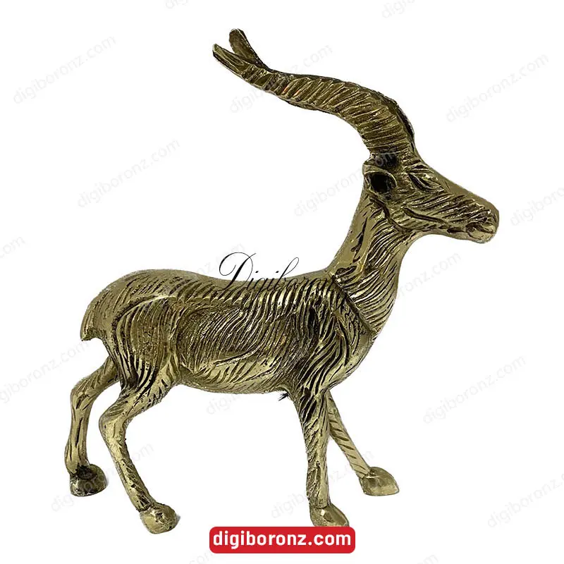 مجسمه برنجی برنزی مدل قوچ 