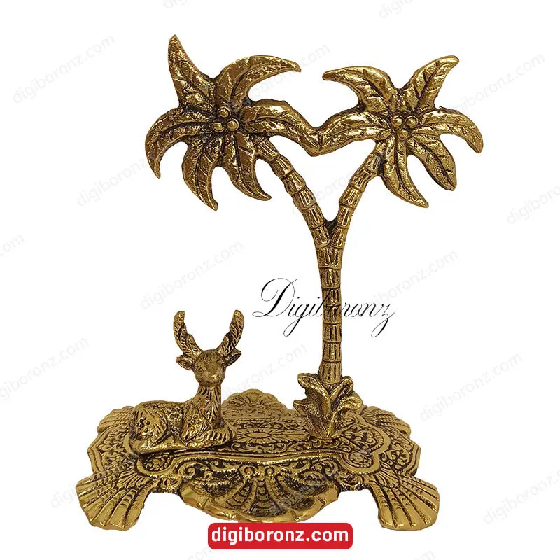 مجسمه دکوری نخل و گوزن