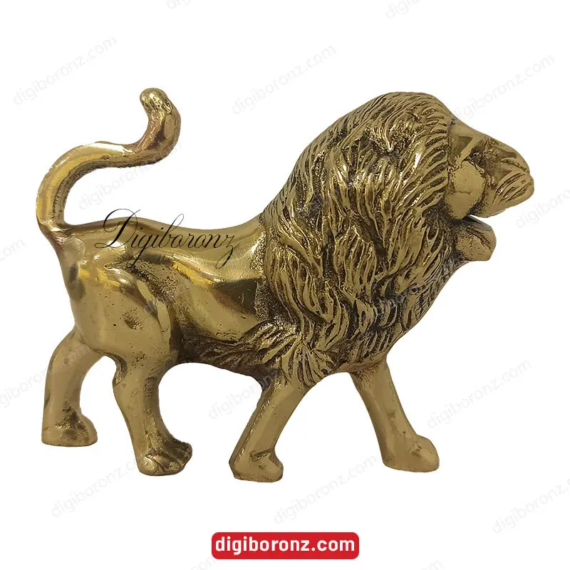مجسمه برنجی برنزی مدل شیر